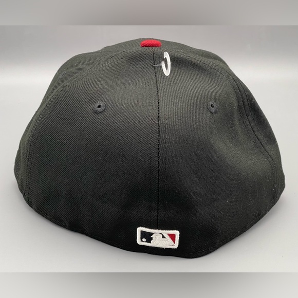 Arizona Diamondbacks New Era 2017 59FIFTY Fitted Hat Snake Black Red Size 8 NEW - Picture 8 of 8